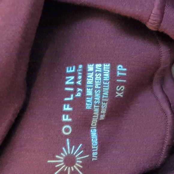 OFFLINE By Aerie Real Me High Waisted Crossover Marron Legging - Picture 2 of 7